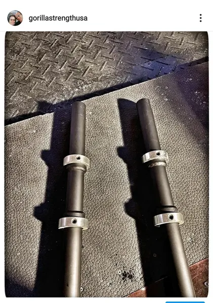 Gorilla Strength Thick Grip Dumbbell Handles