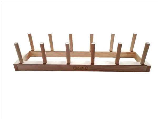 Wooden Weight Plate Storage Rack