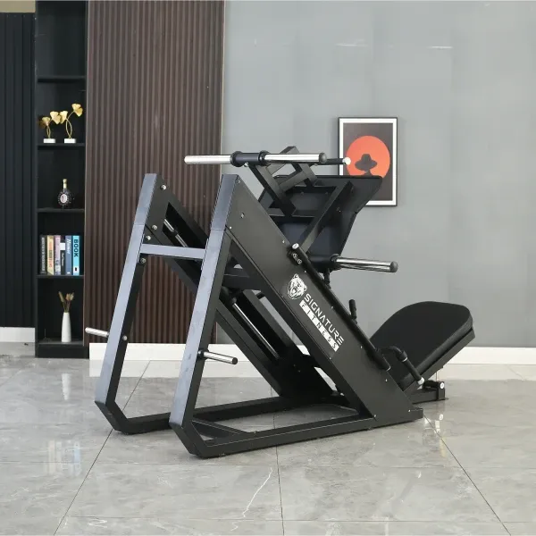 BalanceFrom Commercial Grade Plate Loaded High-Gauge Steel Adjustable Leg Press