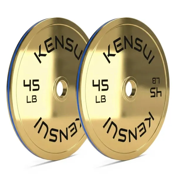 CALIBRATED GOLD WEIGHT PLATES (LBS)