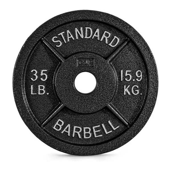 2-Inch Olympic Weight Plate Standard Barbell