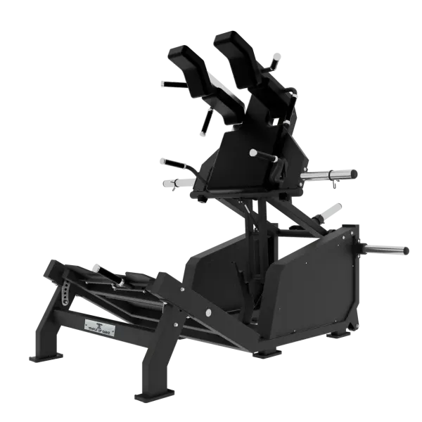 Plate-Loaded Adjustable Power Squat / V Squat / Hack Squat Machine