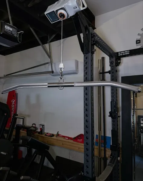 Reversible Stainless Lat Bar