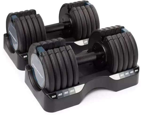 ProForm Select-A-Weight Dumbbell Set – 50 lbs.