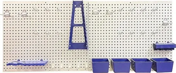 Metal Pegboard Storage