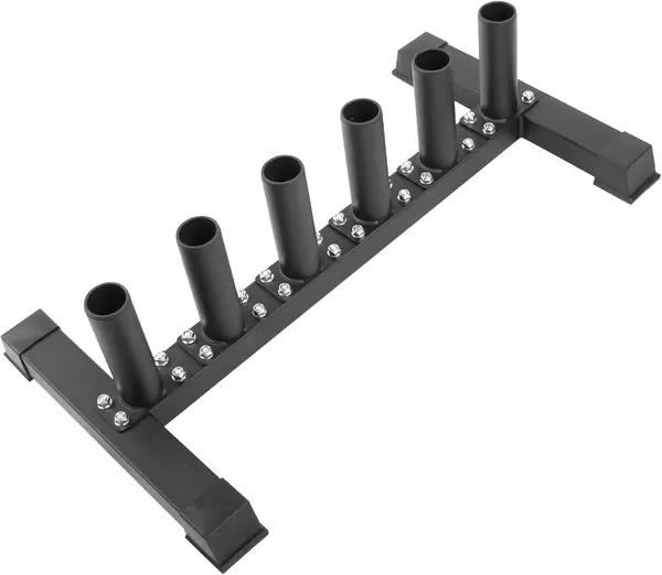 Freestanding Barbell Holder, Vertical 6 Bar Storage Rack