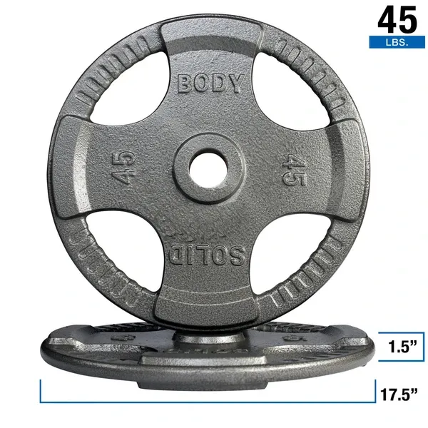 Grip Cast Iron Olympic Plates