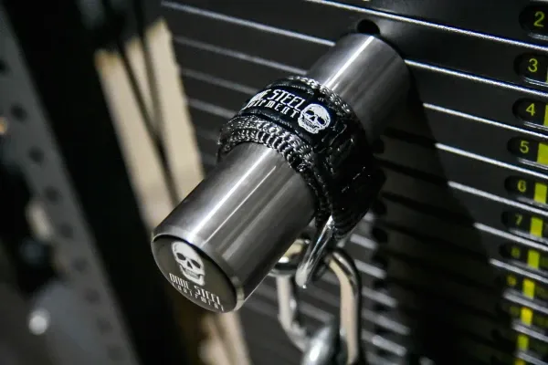 Bare Steel Stacked Chain Strap