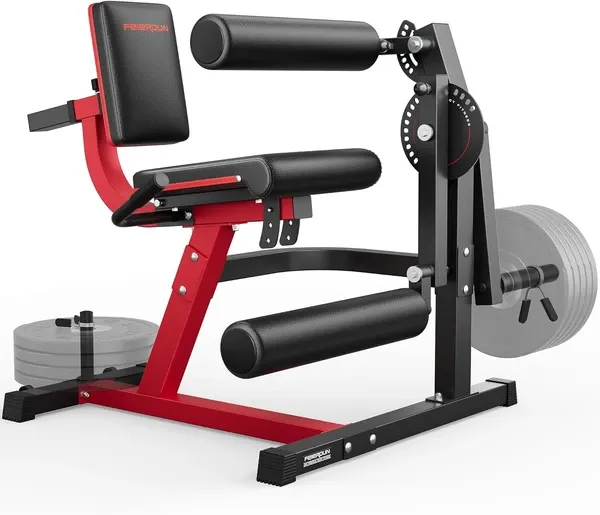 FEIERDUN 4-in-1 Adjustable Leg Extension Curl Machine