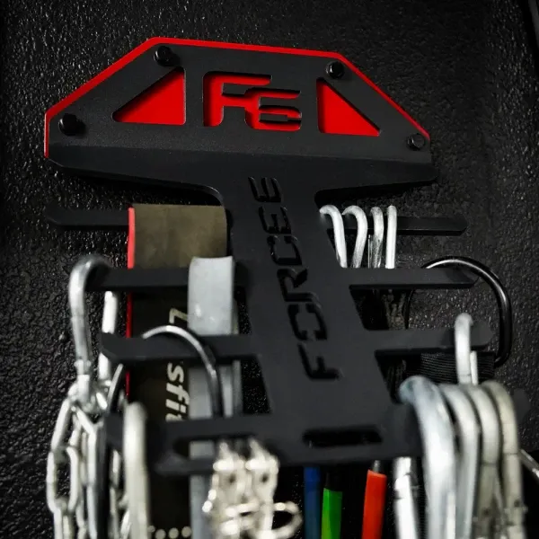 WALL MOUNTED RESISTANCE BAND STORAGE HANGER