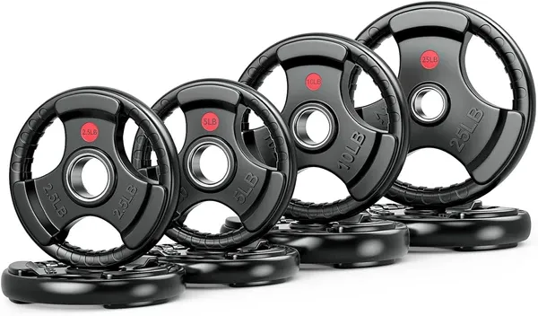 Gikpal Rubber Grip Weight Plates