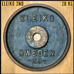 Eleiko Olypic Gen 2nd Vintage Weight Plates
