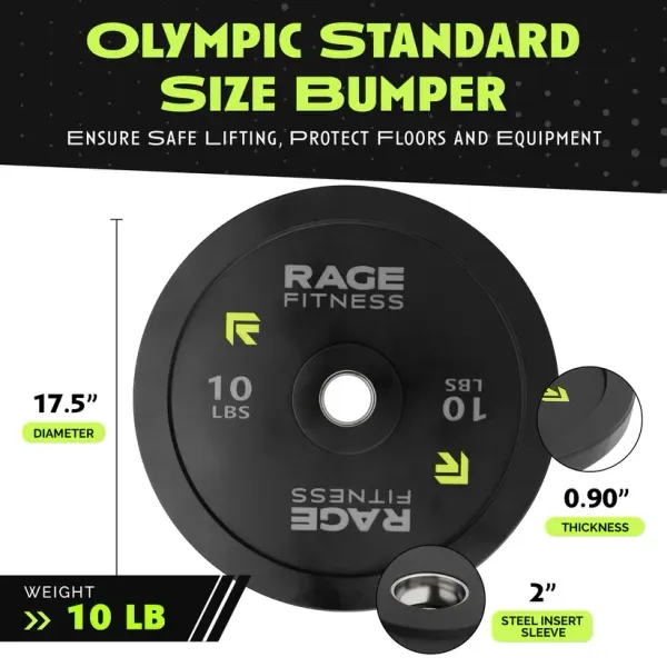 Rage Fitness Bumper Plates