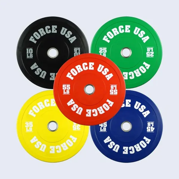 Pro Grade Colored Bumper Plates (LBS)