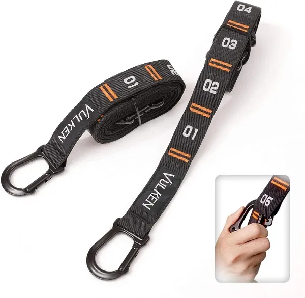 Vulken Adjustable Numbered Straps for Gymnastic Rings
