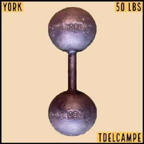York Barbell Vintage Buns & Globes Dumbbells