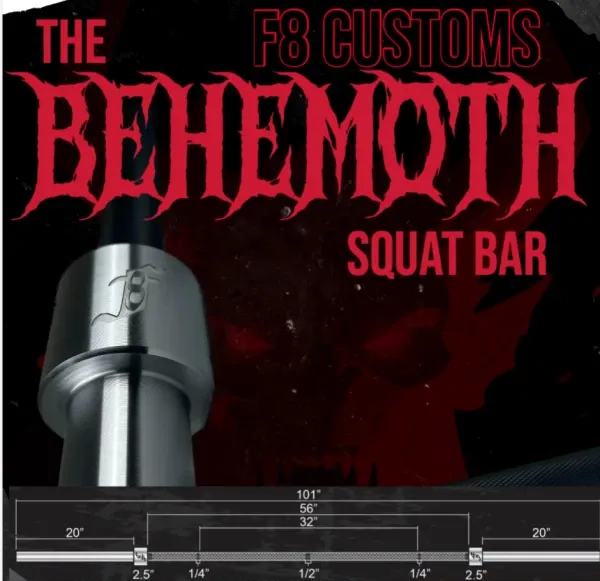 THE F8 BEHEMOTH SQUAT BAR