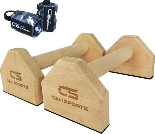 CALI SPORTS Calisthenics Wood Parallettes Bars