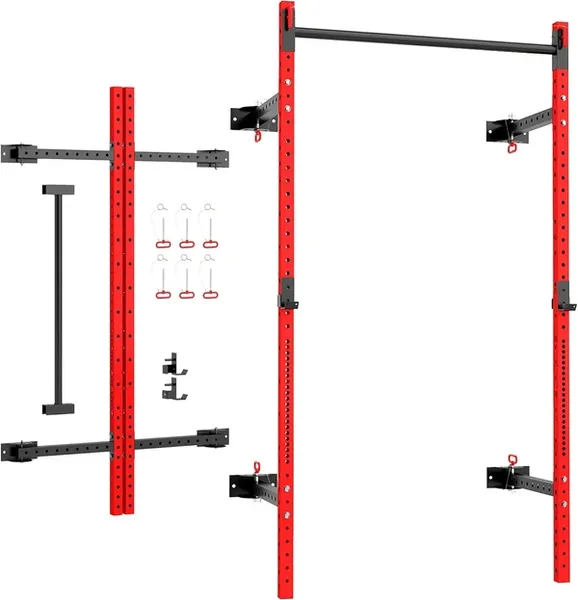 Soozier Folding Squat Rack