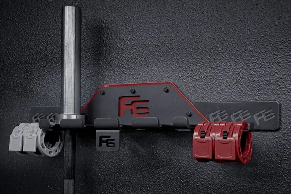 WALL MOUNTED 4 BARBELL HOLDER