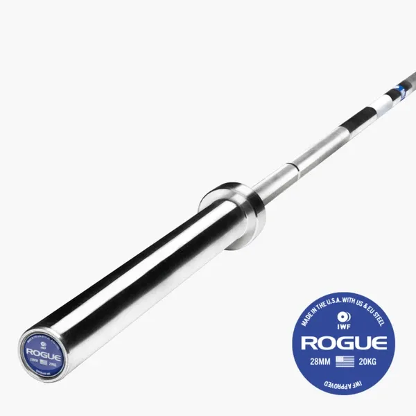28MM IWF Olympic Weightlifting Bar w/ Center Knurl