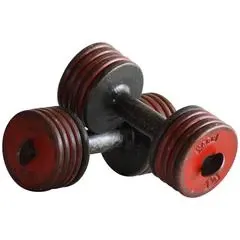 York Aristocrat Loadable Vintage dumbbells