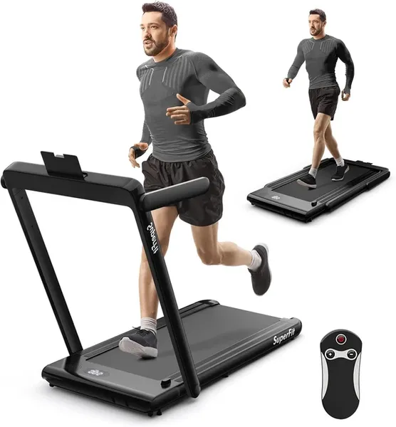 Goplus 2 in 1 Folding Treadmill
