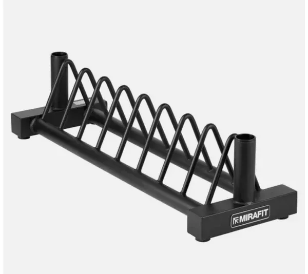 Mirafit Horizontal Plate Rack & Bar Stand