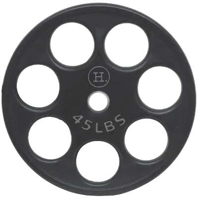7 Hole Rubber Coated Weights