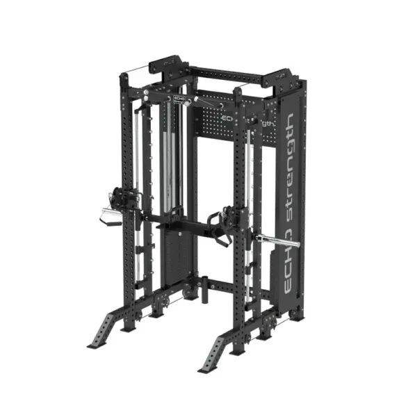 Half Rack Functional Trainer with Smith Machine