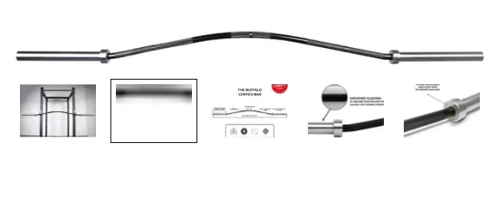 Loeft Fitness Cambered Barbell-P94D