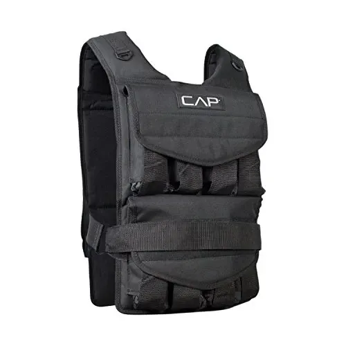CAP Barbell Adjustable Weighted Vest, 40lb
