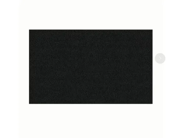 TrafficMaster Black 42 in. W x 72 in. L 0.75 in. Thick Rubber Exercise Mat