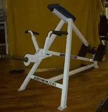 Bodymasters Chest Supported T Bar Lever Row w/Swivel Handles Adjustable Pad & Footplate