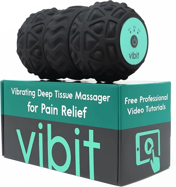Vibit portable vibrating massage roller