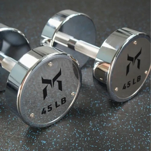 Calibrated Chrome Dumbells