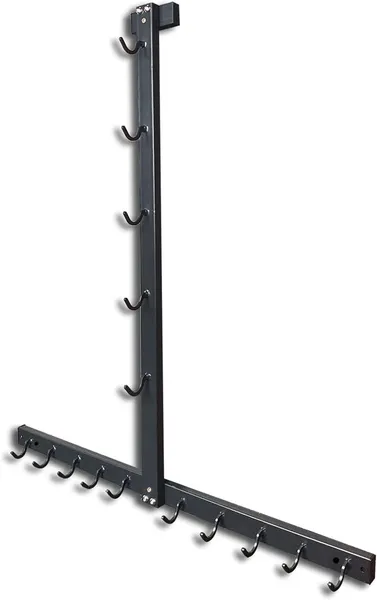 Lat pulldown accessory rack