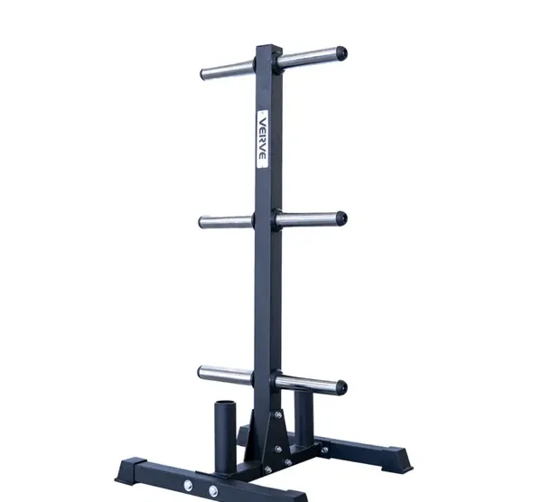 VERVE OLYMPIC WEIGHT HOLDER WITH DUAL BARBELL STORAGE