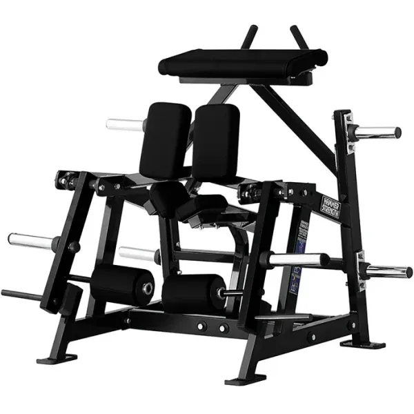 plate loaded iso-lateral kneeling leg curl