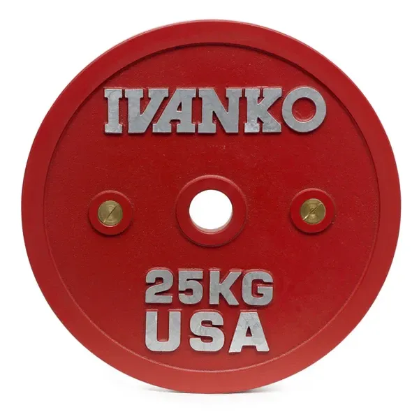 Olympic Powerlifting Plates, Calibrated, Painted | CBPP