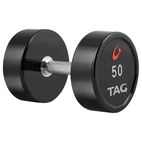 Tag Fitness Round Premium Urethane Dumbbell