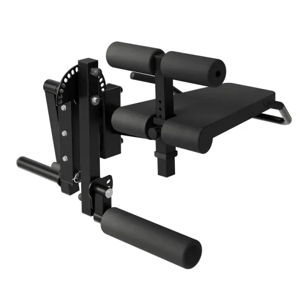 Rack mounted Leg curl and extension