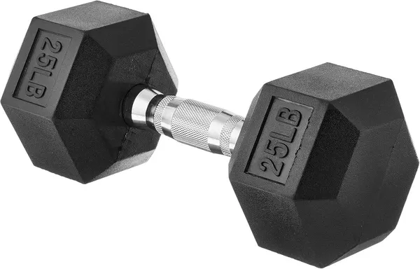 Rubber Hex Dumbbels
