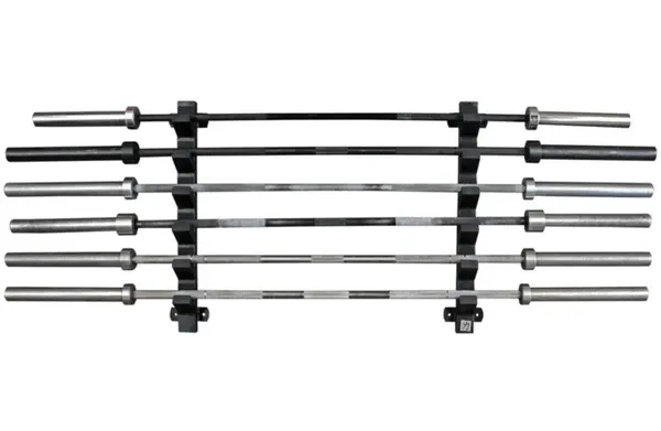 WALL MOUNTABLE HORIZONTAL BAR HOLDER - 6 BARS