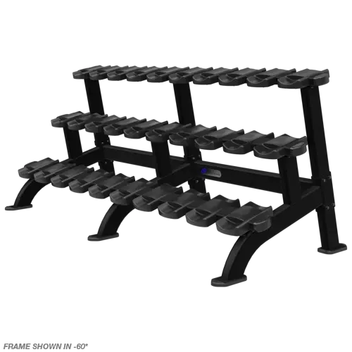 Nautilus Triple Level Dumbbell Rack