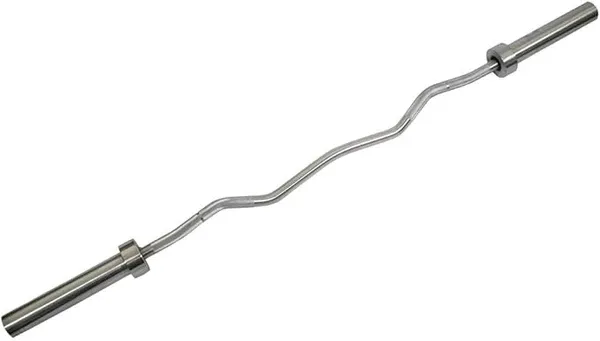 Signature Fitness Olympic Barbell Curl Barbell