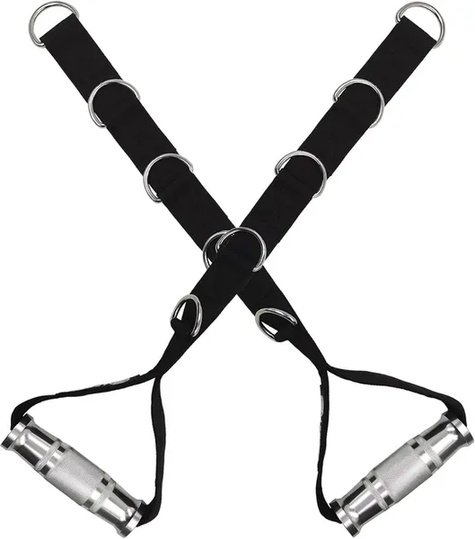 J Bryant Fitness Metal Gym Handles Multi D-Ring