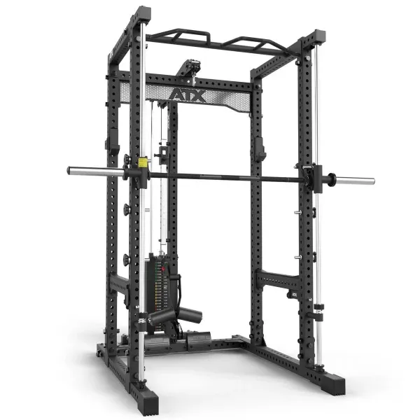 ATX® Power Rack 780 2.0 with Lat Pulldown - Weight Stack & Smith Machine