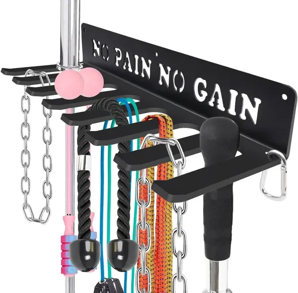 WIPHANY Home Gym Accessories Organization Storage Rack
