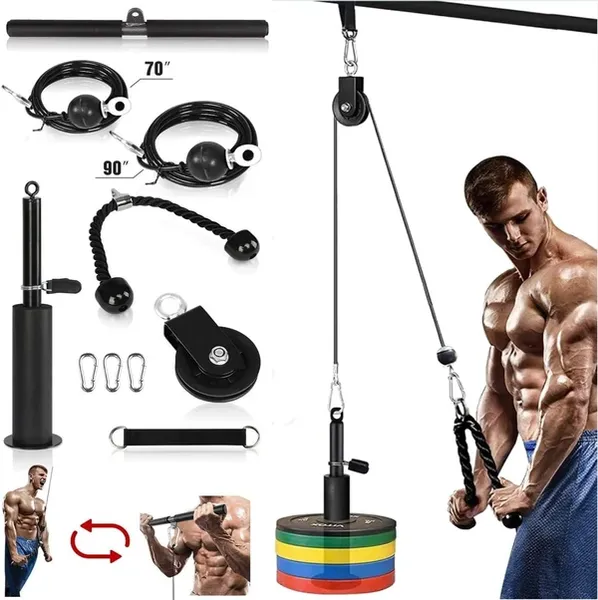 Fitness Lat and Lift Pulley System
